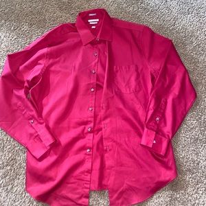 Pink Van Hueson dress shirt